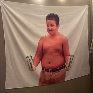 Huge Gibby twisted tea flag like new!